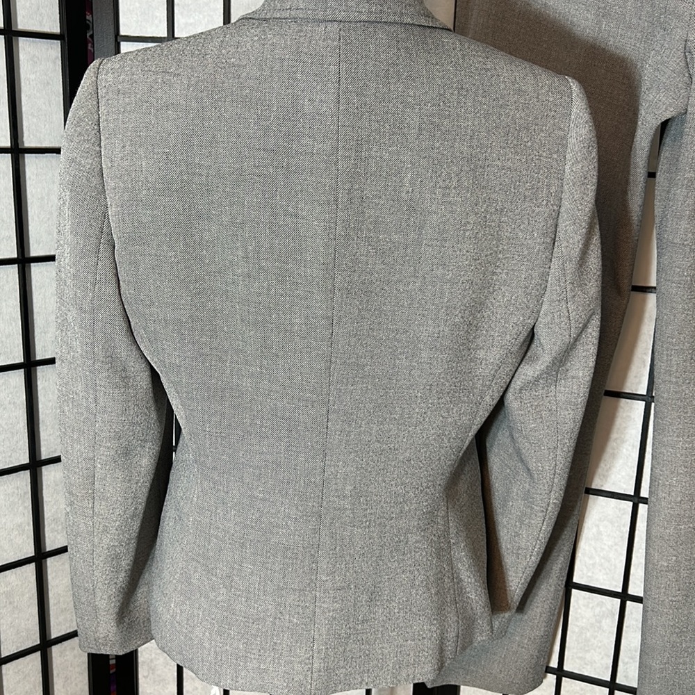 Anne Klein 10p Pants Suit / Women's Gray Blazer and Pants Set - Picture 8 of 10
